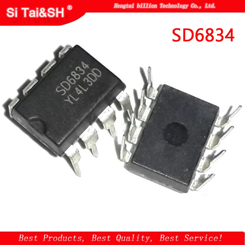 10pcs SD6834 DIP-8 SD6834 DIP new original