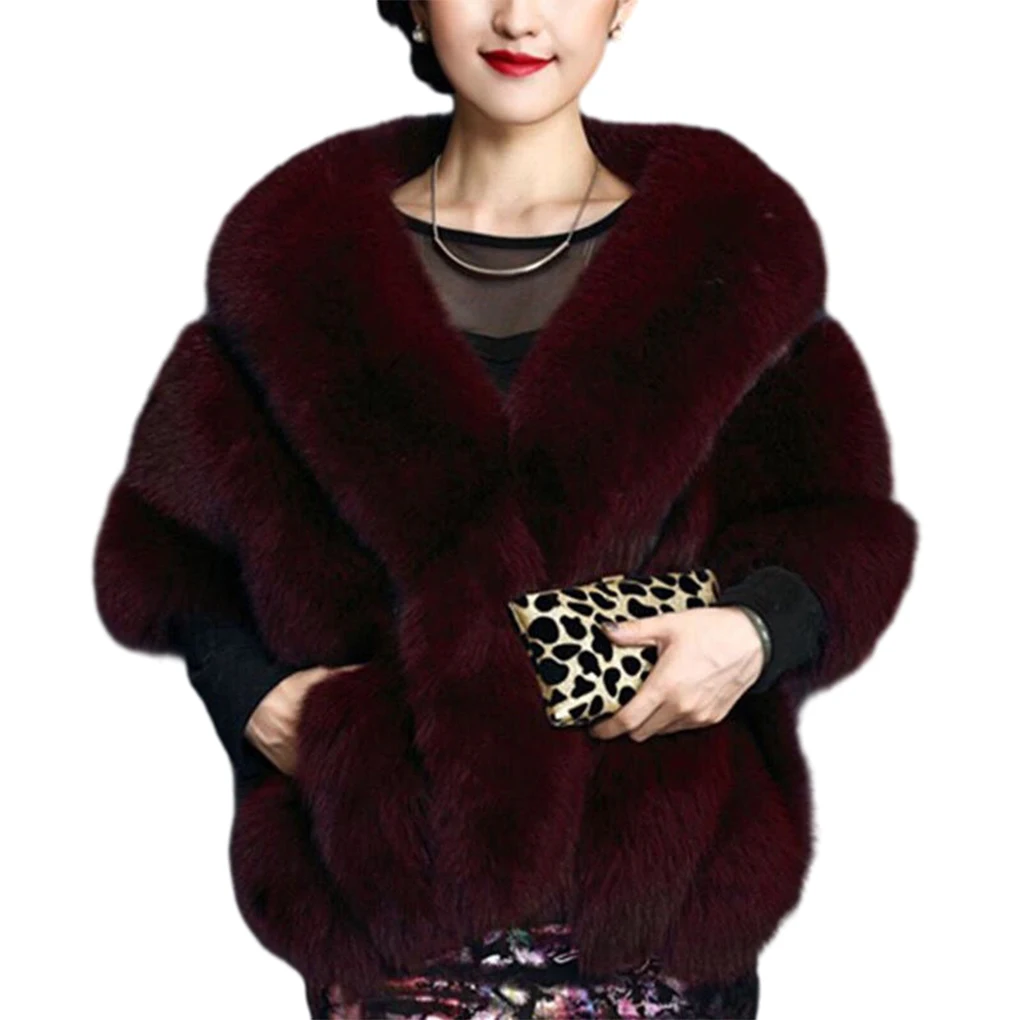 Premium Faux Fur Luxurious And Soft For Ultimate Comfort One Size Fits For Most Ladies Thicken Plush 4