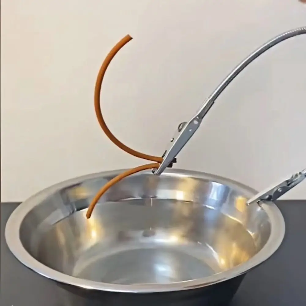 1pc Metal Mosquito-repellent Incense Clip Bendable Double-ended Broken Incense Clip Extended Hose Mosquito Coil Support