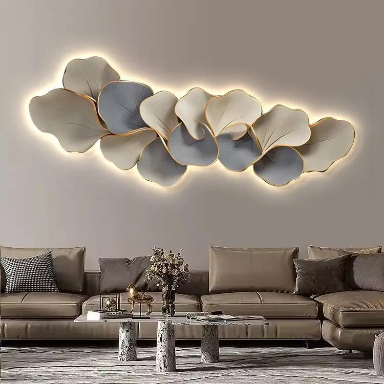 LED Light Advanced Sense New Chinese Mural Light Modern Luxury Living Room Sofa Background Wall Painting Bedroom