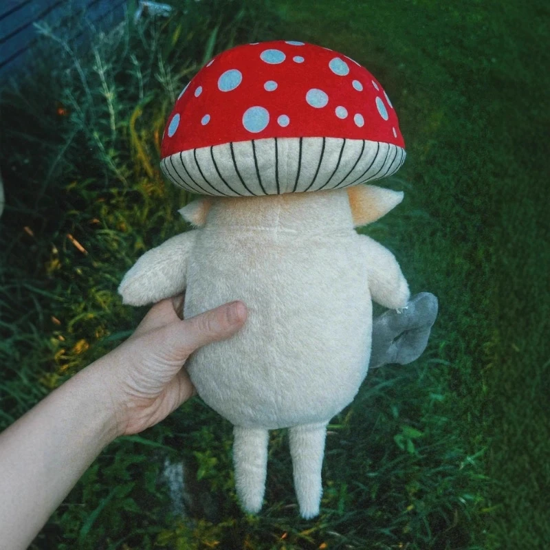 キノコゴブリンぬいぐるみかわいい柔らかいぬいぐるみ風変わりなエルフ人形子供のためのティーンホームデコレーションギフトクリスマスパーティー