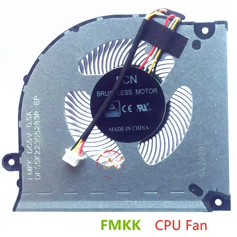 Nowy oryginalny wentylator chłodzący procesor laptopa do Clevo PC50 PC50DN2 PC70 Future Human T7M Fan FMKK DFS5K 22305283 R FMKL DFS5K 223052834