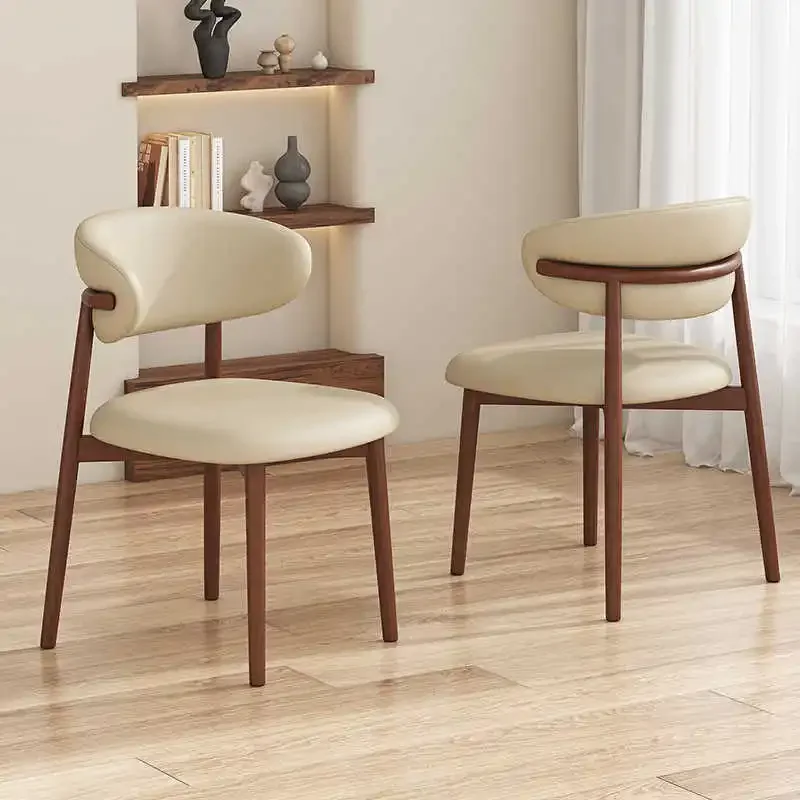 Custom Fast Delivery Home Modern Minimalist Dining Chair Desk Chair Backrest Italian Designer Coffee Shop Hotel Stool