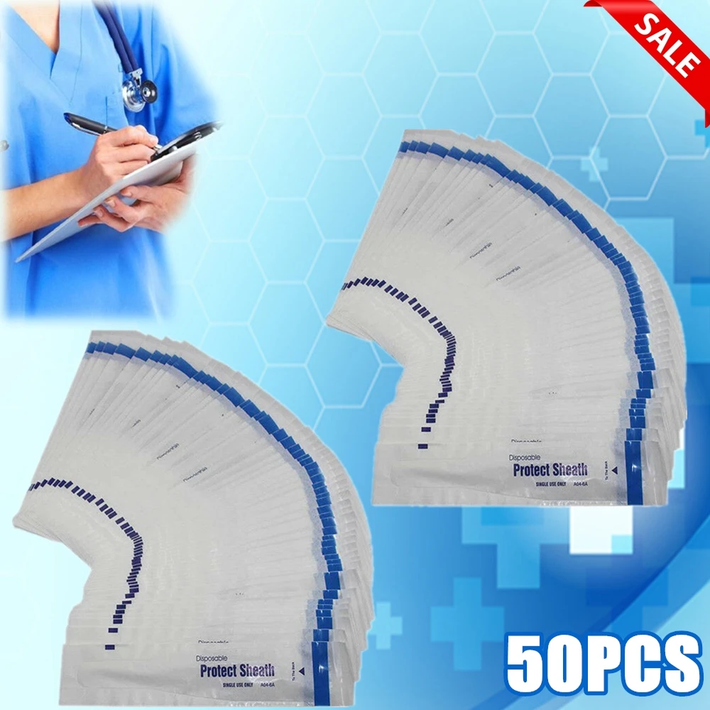 

50pcs/box Dental Intraoral Camera Sheath Disposable Protective Cover Intraoral Camera Sleeves Oral Endoscope Sheath clinic