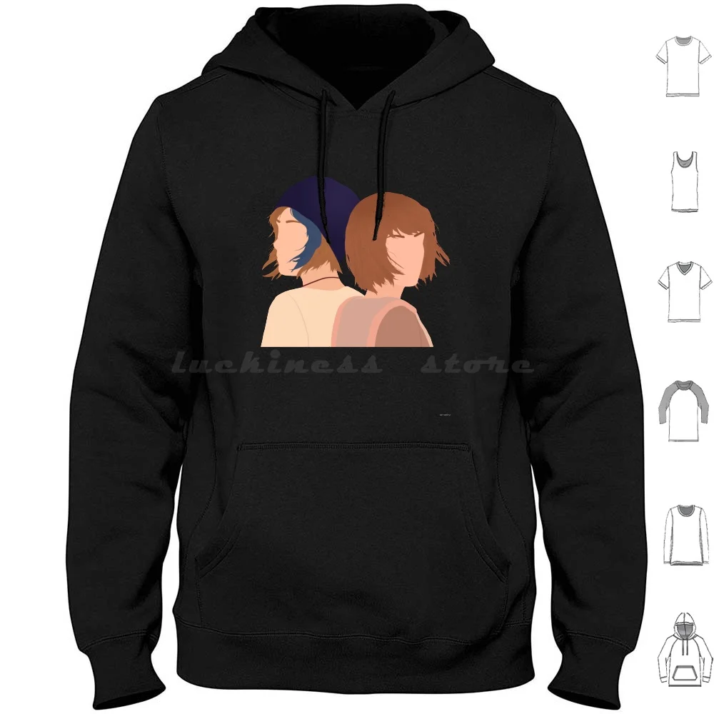 Life Is Strange Remastered Collection Max And Fanart Hoodie cotton Long Sleeve Lis Lis 2 Life Is Strange Life Is Strange 2 Lis