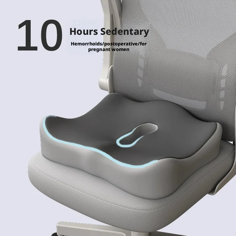 Memory Foam Seat Cushion Tailbone Sciatica Back Pain Relief Comfort Office Chair Car Seat Cushion Non-Slip Orthopedic MemoryFoam