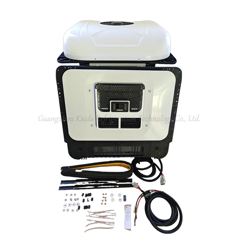 New Direct Current Universal Portable Mini Hidden Electric 24V/12V Radiator Parking Air Conditioner For Truck/RV view 4