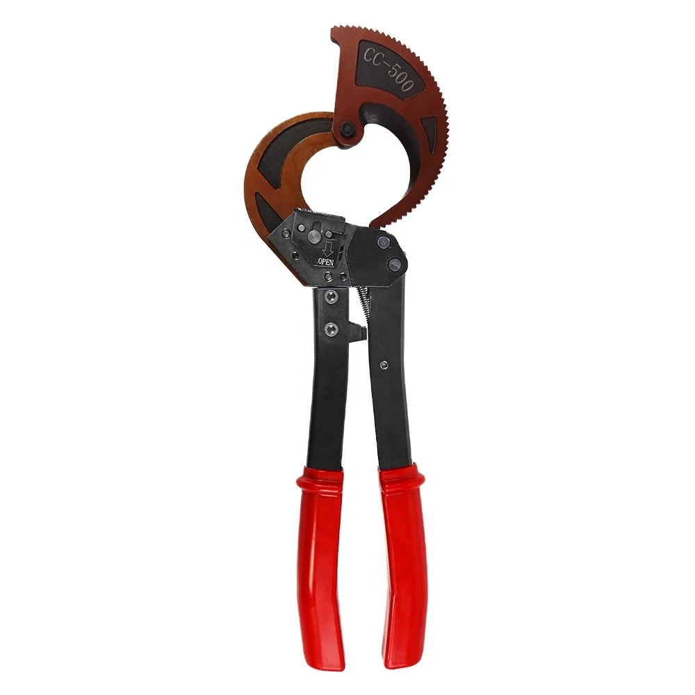 

CC-500 Heavy Ratchet Electric Cable Cutter Tool Armored Cable Wire Cutter