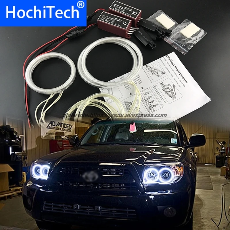 

HochiTech for Toyota 4Runner 2006 2007 2008 2009 Ccfl Angel Eyes Kit White 6000k Ccfl Halo Rings Headlight