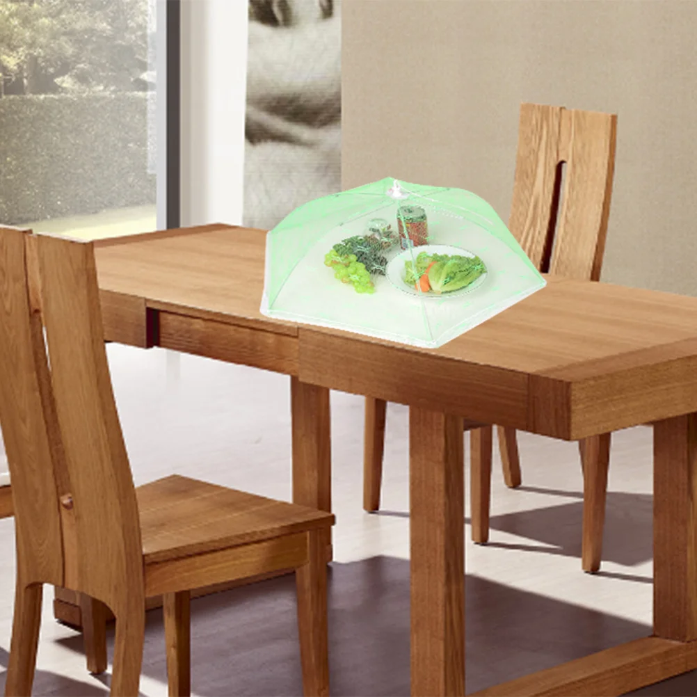 Elegante tienda de campaña con cubierta de encaje, Protector de malla plegable para servir comida al aire libre en Picnic, fiestas, campoutas y Bbqs