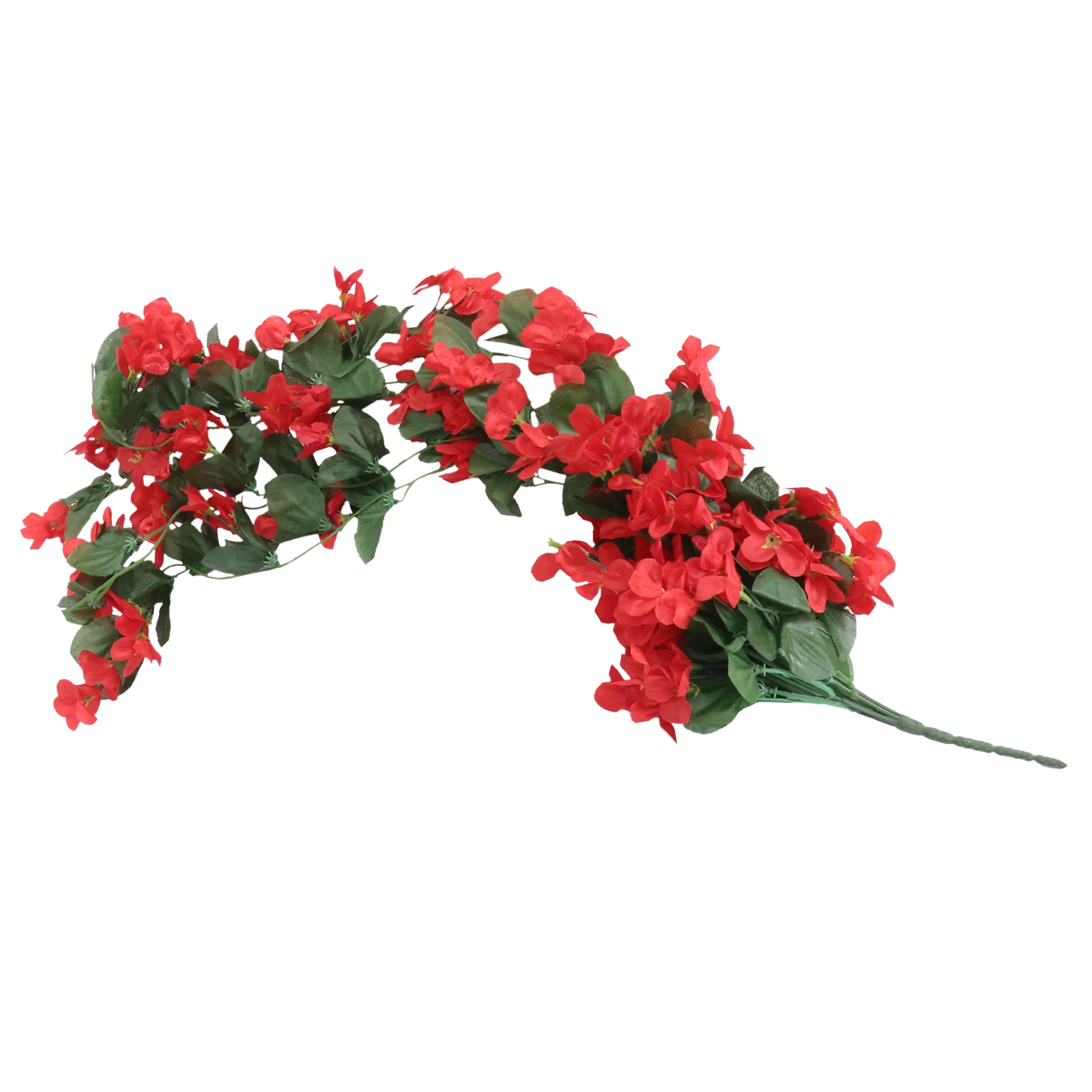 

Artificial Lavender Flowers DecorPlants 4 Petals Garland Violets Hanging Blossoms Craft Red Fake Plastic Home Office Brighter