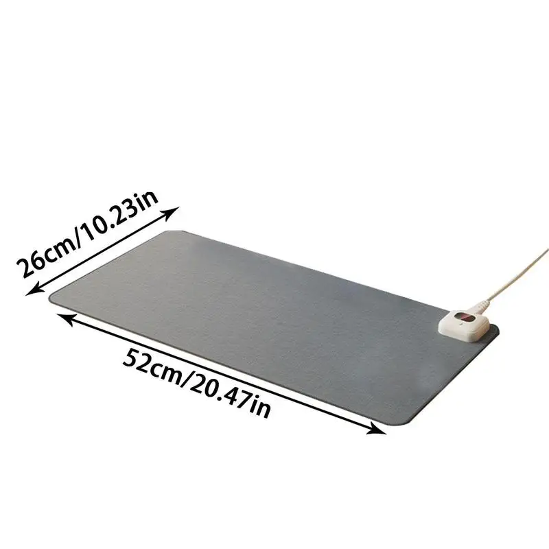 Electric Heat Mouse Pad Table Mat Display Temperature Heating Mouse Pad Keep Winter Warm Hand For Office Computer Desk Keyboard