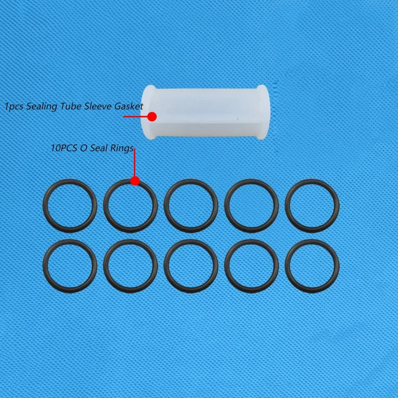 Ice Cream Machine Parts 10PCS O Seal Rings + 1pc Sealing Tube Sleeve Gasket  Ice cream Machines Spare Parts Accessories