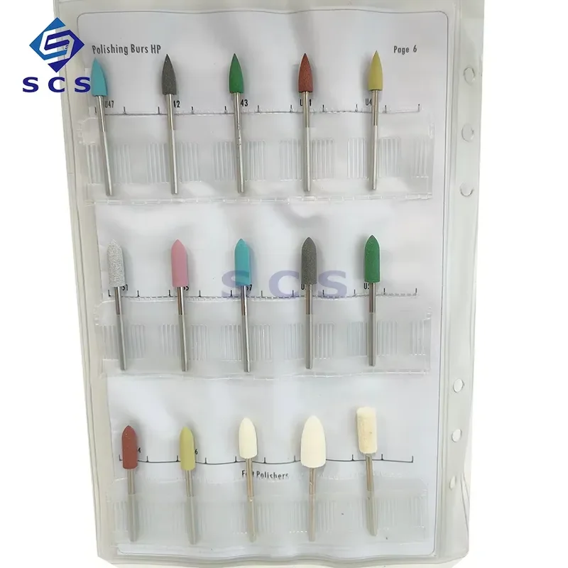 Manual Instrument Set for Silicon Rubber Shanks and Diamond Burs Surgical Tool Kit