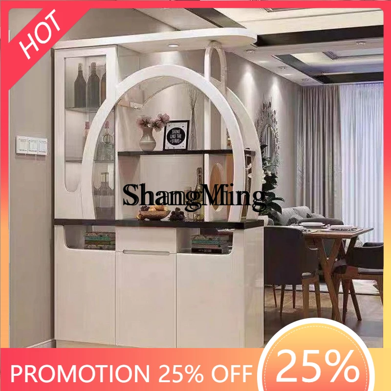 

SM room partition double-sided shoe cabinet door screen locker modern simple decorative cabinet