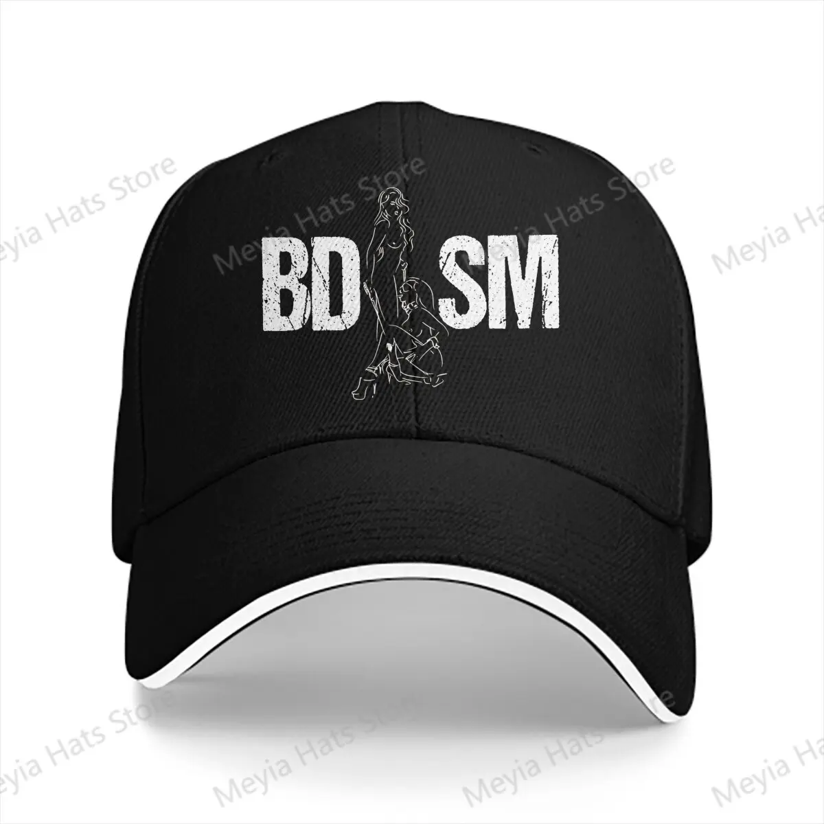 Classic Bondage Discipline Dominance Submission Multicolor Hat Peaked Women's Cap Personalized Visor Protection Hats