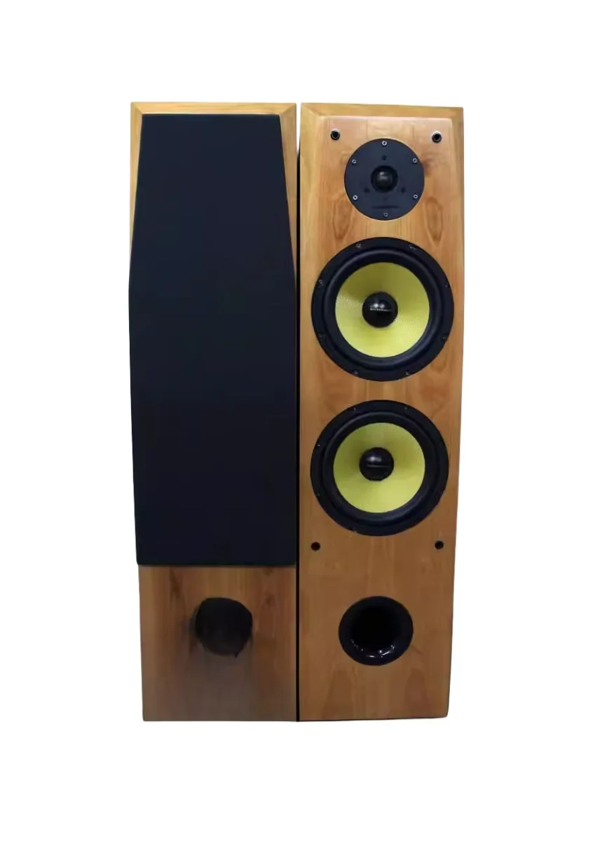 A-1391 HIFI 8 بوصة مكبر صوت 3 تردد مكبر صوت أرضي سلبي HIVI Dual Bass K8 + Q1R وحدة مكبر الصوت 120 وات 5 أوم
