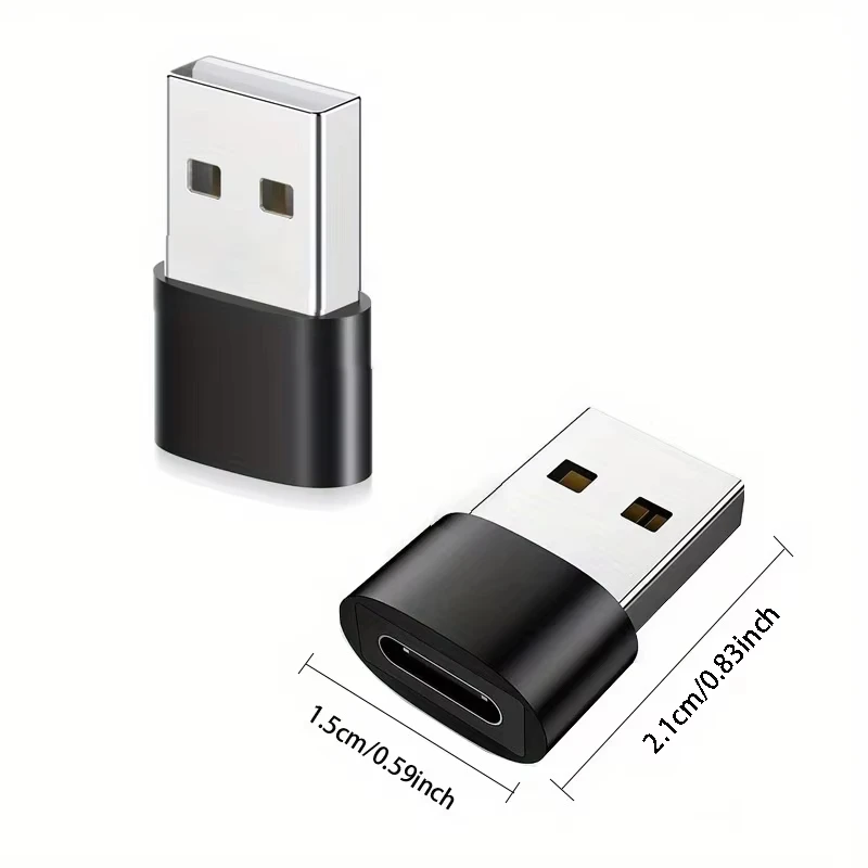 1/2pcs USB C Adapter Type C To USB Adapter for Mobil Phone Male To Female USB C Converter USB Type-C Converter for PC Laptops image 3
