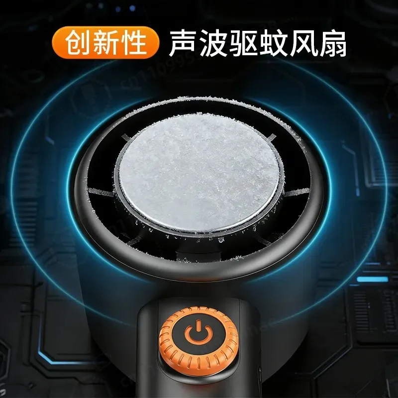 Renewable 20H Cooling Mosquito Repellent Mini Outdoor Fan Strong Wind Ultra Quiet Small Camping Handheld Fan