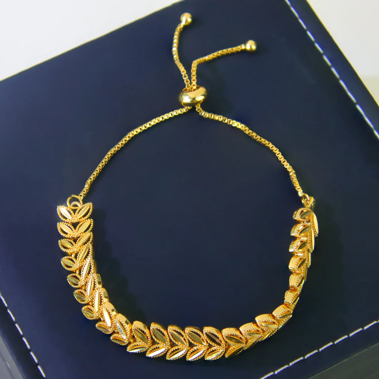Dubai Brautarmband, 21 Karat vergoldet, arabisches, elegantes Blattarmband, Habesha, Damen, Alltag, Party, Schmuck, Geschenke – Detail 22