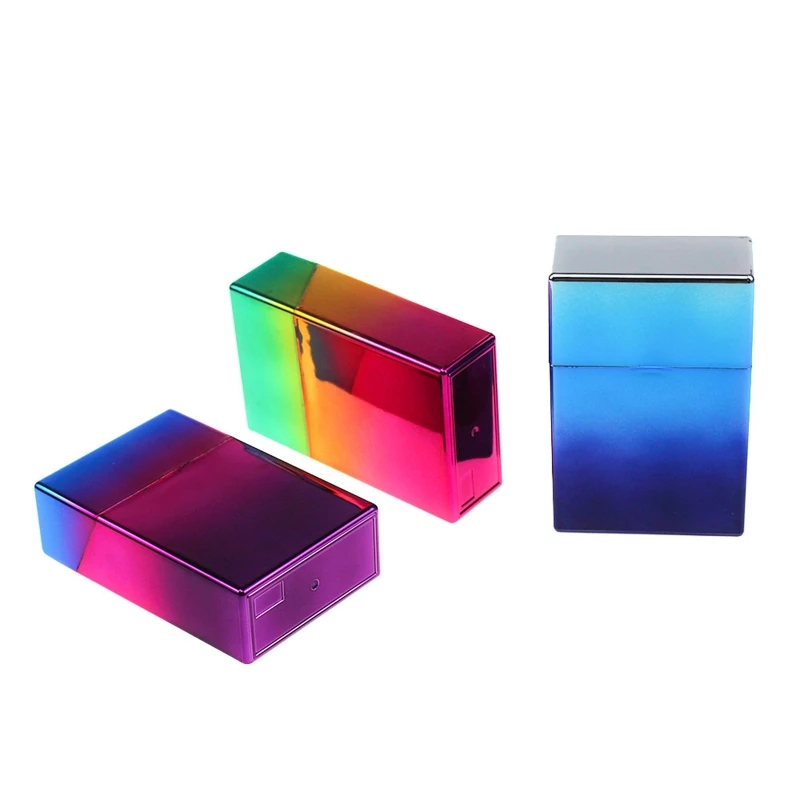 Plastic Cigarette Case Top Flip Open Design 20pcs Capacity Cigars Storage Box Holder Pocket Cigarettes Container Shell