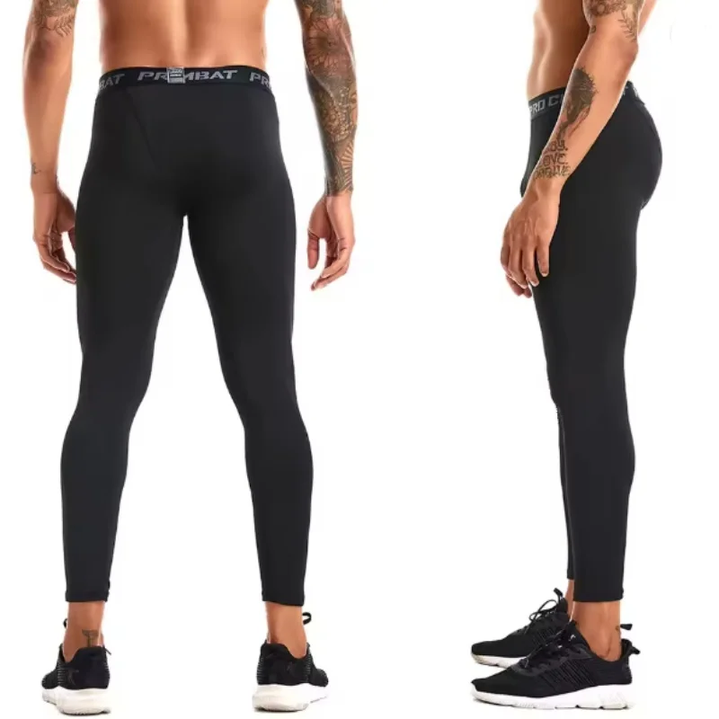 Men 2026 Compression Base Layer Running Tight Shorts Sport Pant Male Leggings Gym Basketball Fitness Exercise Cycling Trousers