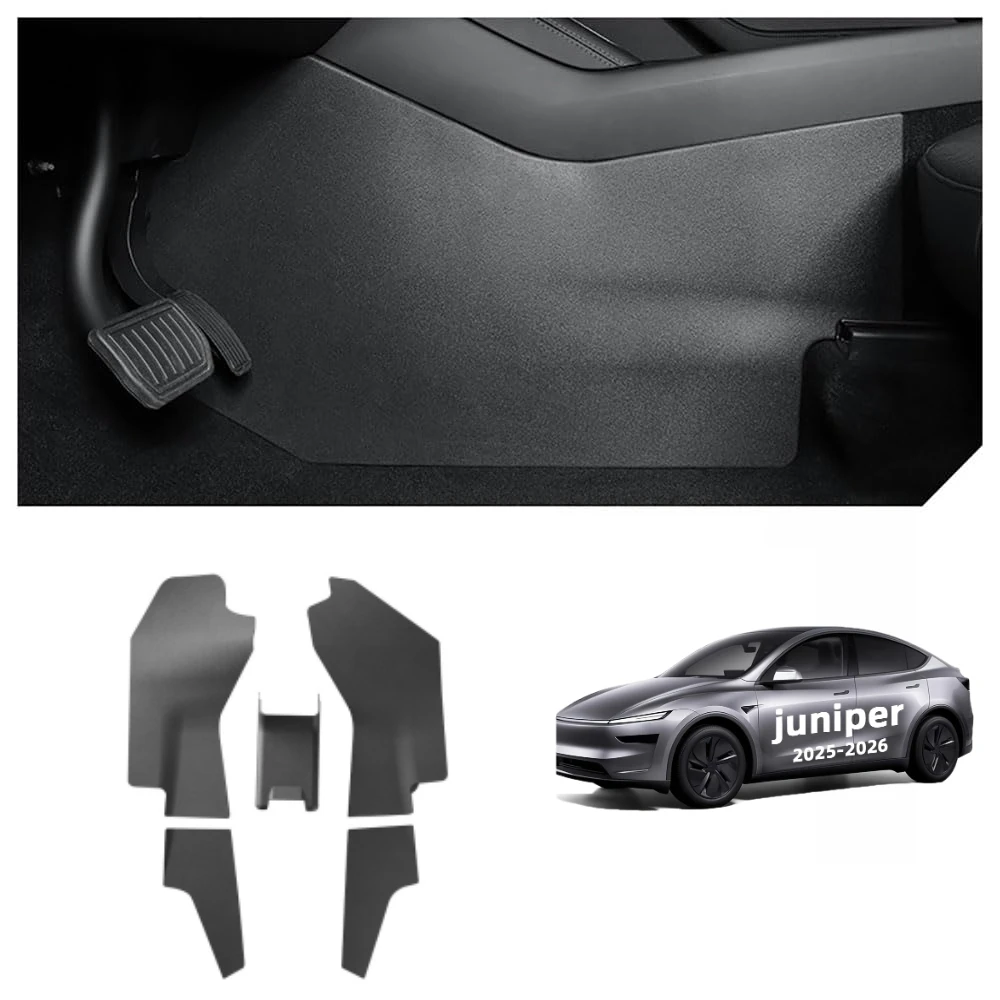 

Для Tesla Model Y Juniper, боковые противоударные коврики на центральную консоль, модель Y 2025, полное покрытие, защитный коврик на заднее сиденье, чехол из ТПЭ