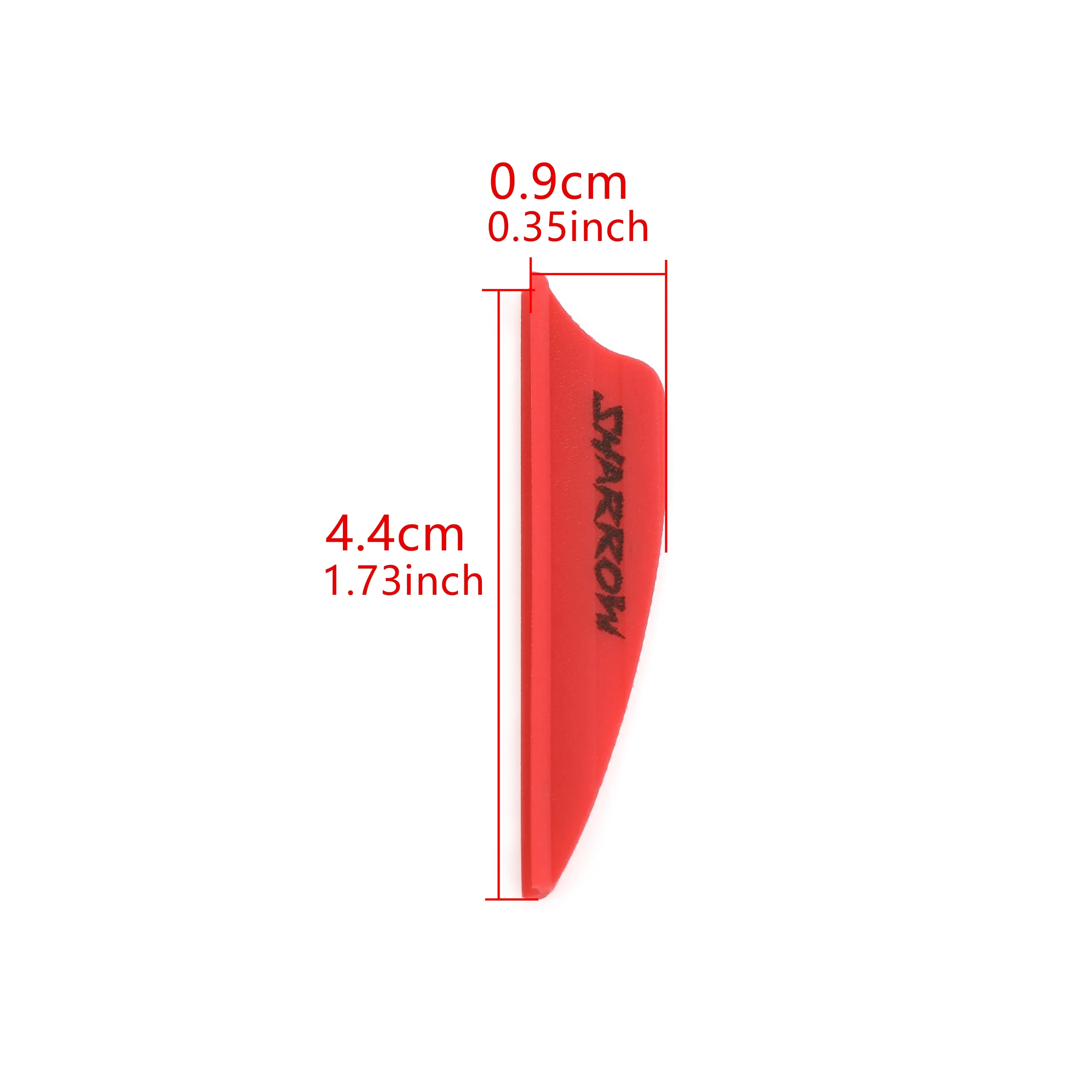 50pcs Air Groove Feather 1.75Inch Arrow Feather Rubber Vanes for Aluminum Carbon Arrows Archery Hunting Shooting Accessories