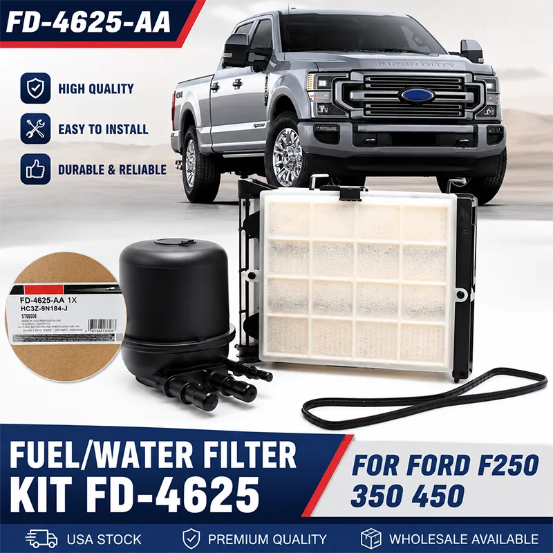 Fuel Water Filter kit FD-4625 LC3Z9N184A for Ford F250 F350 F450 Powerstrok 6.7L Car Filter Part Accessories Factory Price
