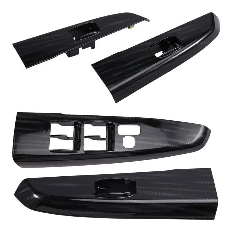 Eco-Friendly 4PCS Front+Rear Door Armrest Trim Panel Window Switch Bezel For Toyota Hilux 05-14 4271-0K010 74272-0K010 74231-0K0