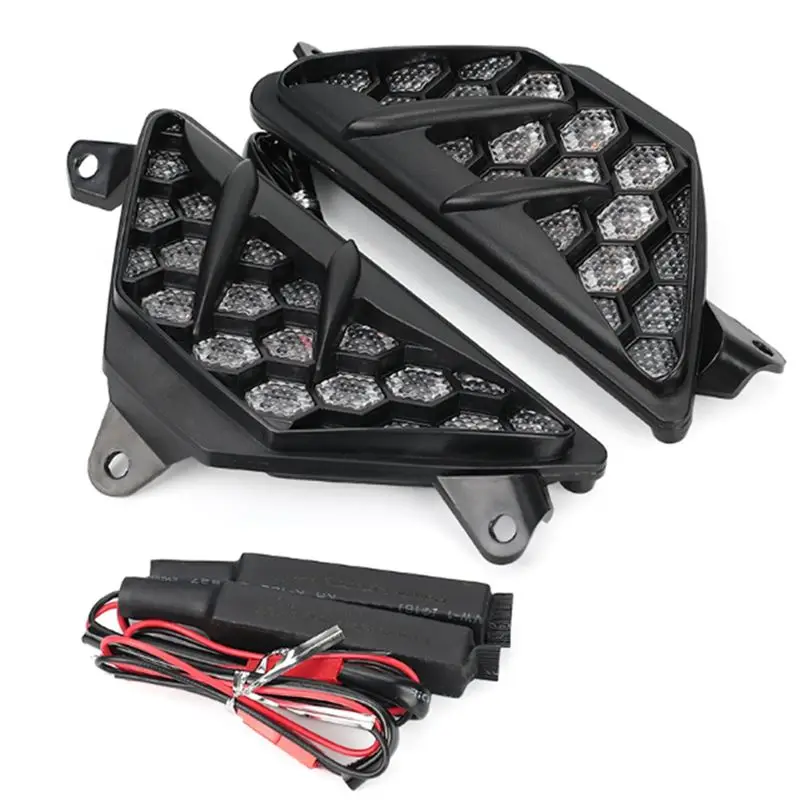

Authentic Motorcycle LED Turn Signals Indicator With 6.4V Resistance For Kawasaki Ninja 250 300 400 ZX-6R ER-6F Z100 2012-2023