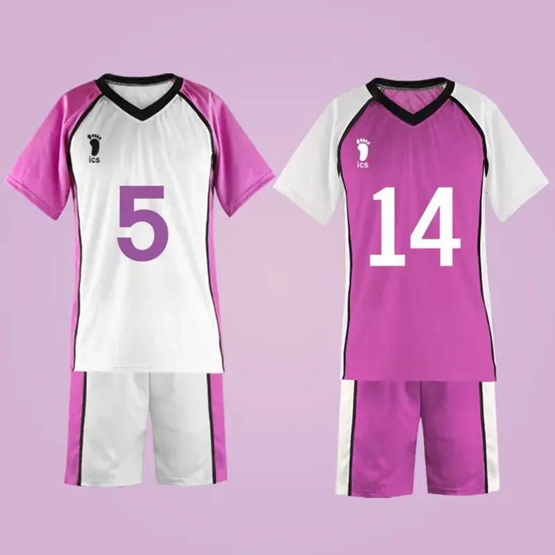 Cos Haikyuu Cosplay Costume Shiratorizawa Wakatoshi Ushijima Sportswear High School volleyball shirts uniform number 1-16