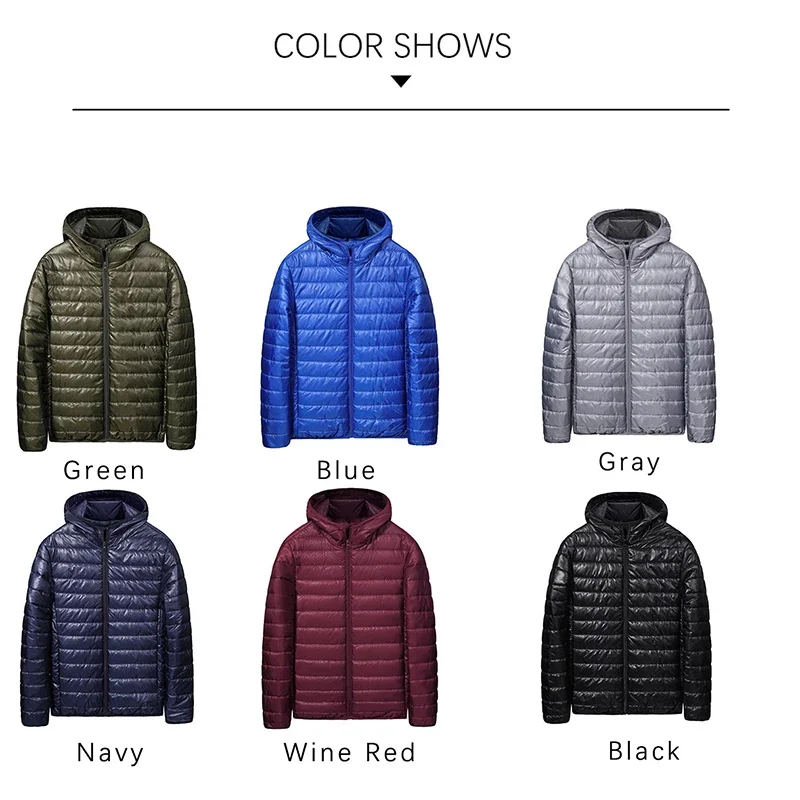 CASUMANL Brand Down Jacket Mens Lightweight Stand Collar Loose Casual Winter Warm Coat Men Outerwear Padded Plus Size 2024 New