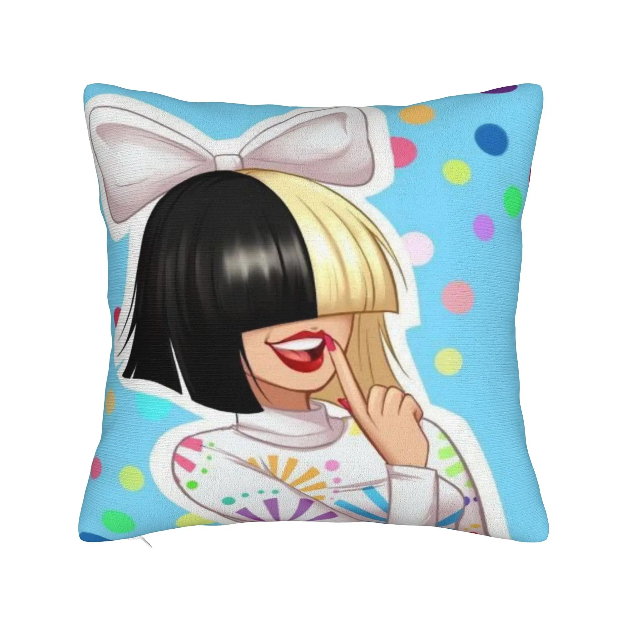 Sia F-Furler Reasonable Woman Pillow Case  Soft Pillow Cover For Couch Sofa Bedroom Novelty Pillowcases