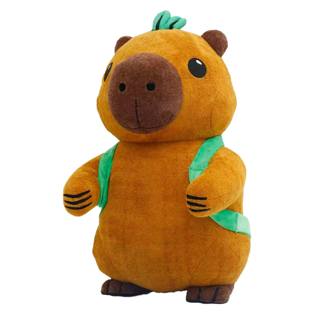 

SAYGO Backpack Kapibala Inflatable Costume Mascot Parade Adult Character Cosplay Birthday Halloween Party Event Plush Set