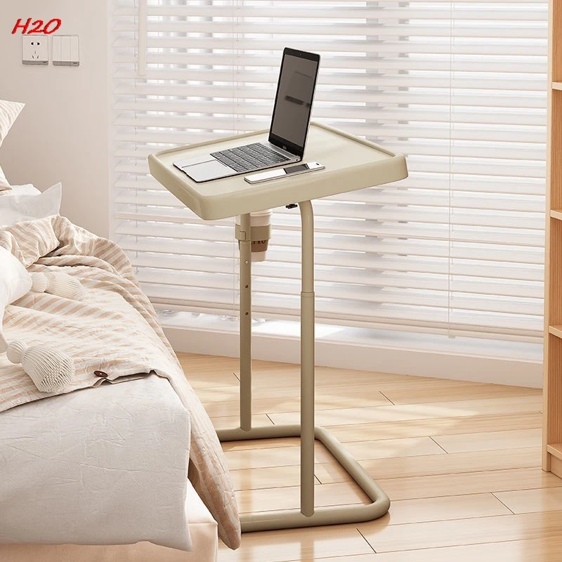 

H2O Bedside Table Home Bedroom Desk Movable Lift Folding Table Simple Student Dormitory Ins Small Computer Table Hot New