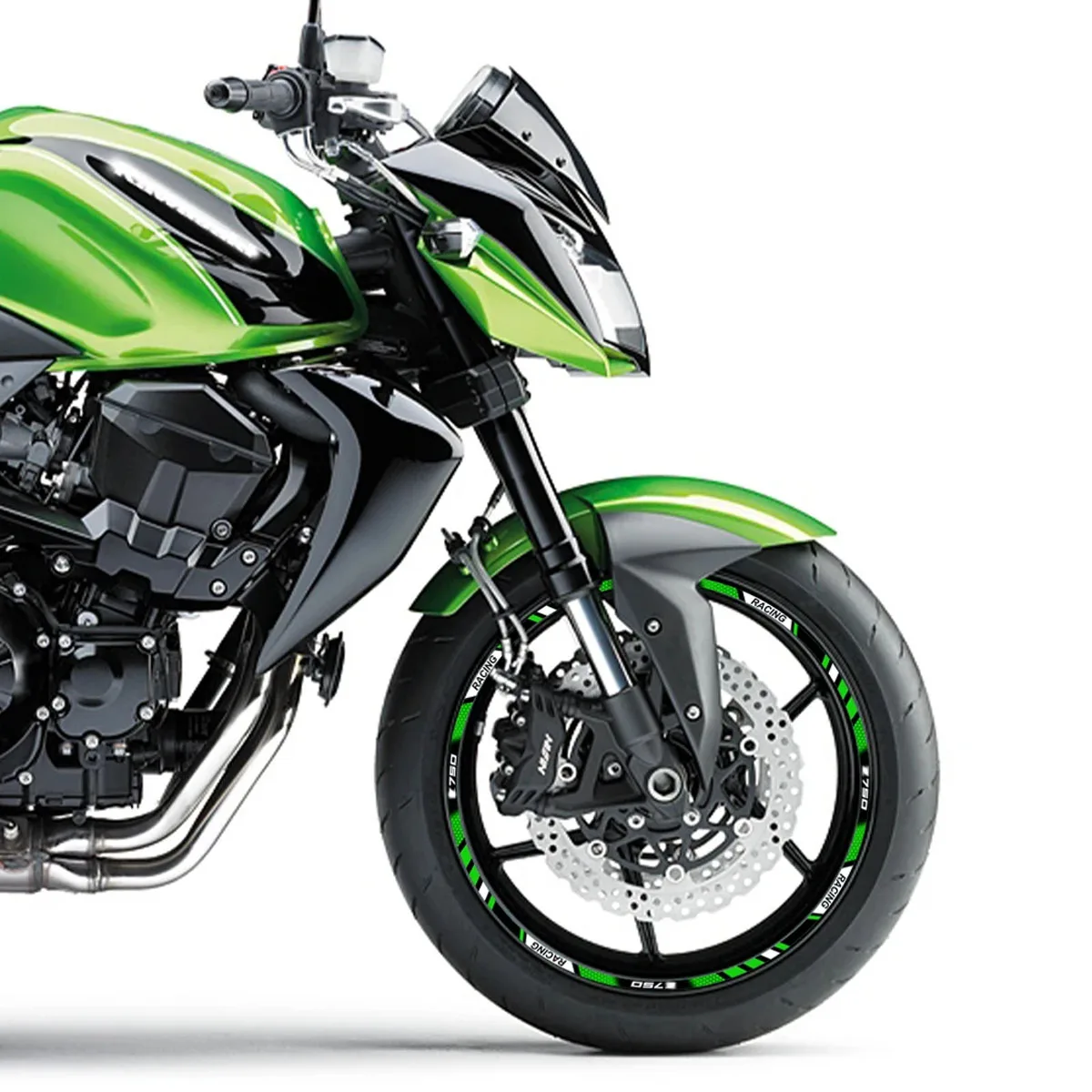 For KAWASAKI Kawasaki Z750 Z 750 Motorcycle Wheel Hub Stickers Reflective Rim Stripe Tape Racing Moto Bike Decals Accessories
