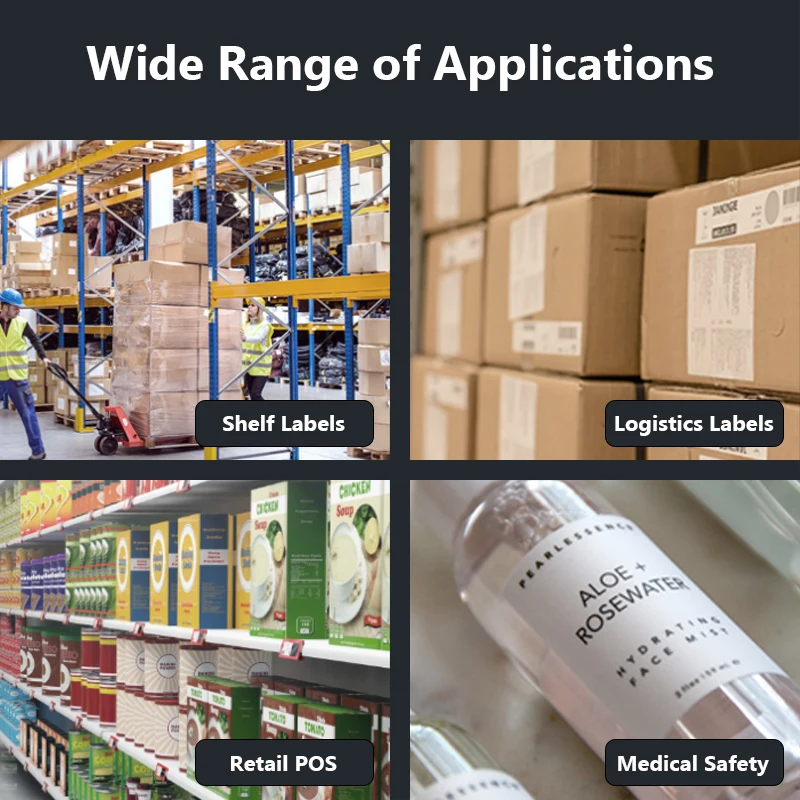 Printer Label Thermal Barcode 80mm, Printer Thermal untuk Label Pengiriman