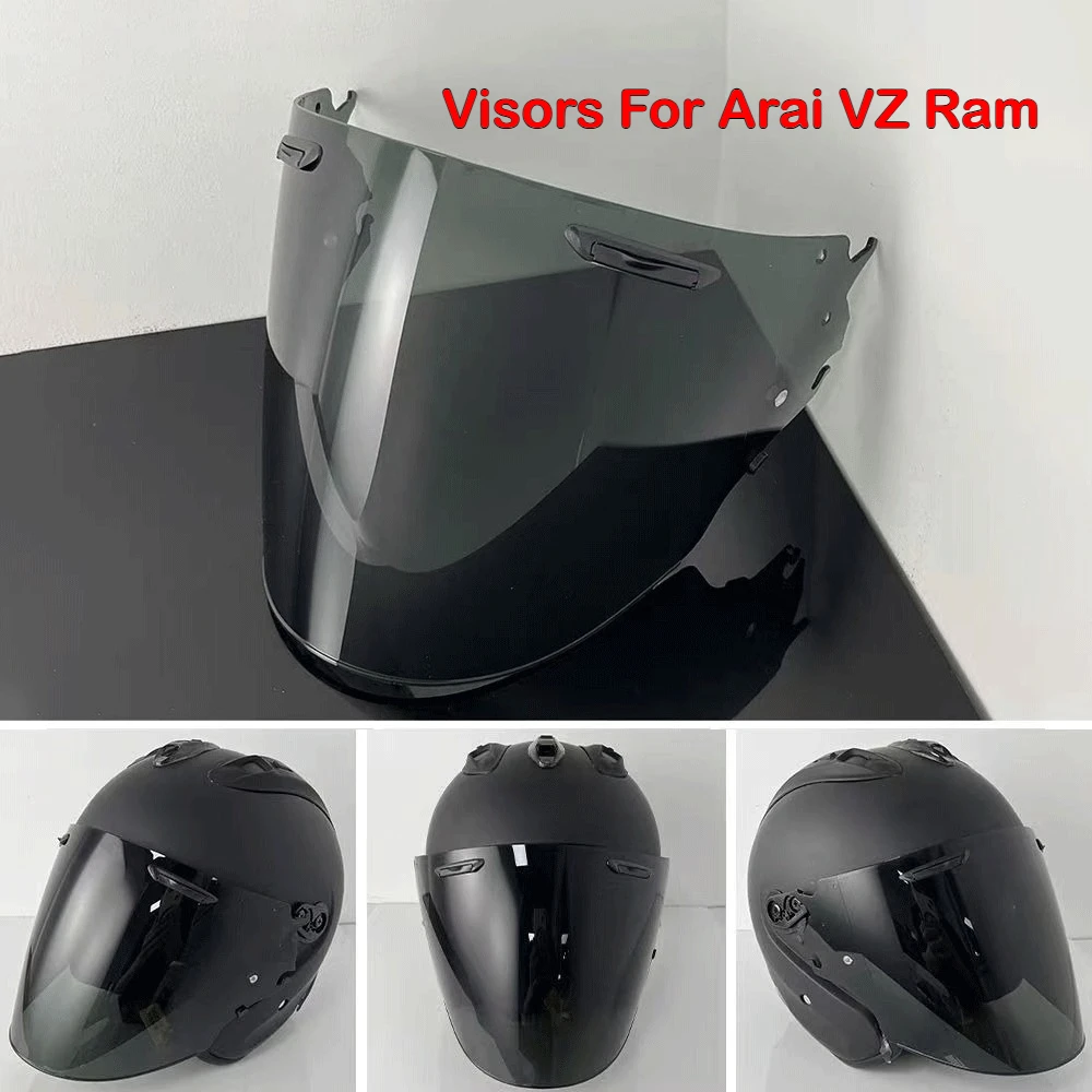 Visors for Arai VAS-Z RAM-X VZ-RAM SZ-R VAS SZ-R EVO Motocycle Helmet Replacement Lens Face Shield Parts Sunshield Accessories