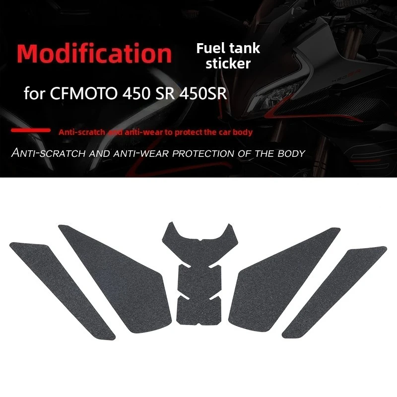 

Motorcycle fuel tank sticker fish bone sticker anti abrasion anti scratch body protection side sticker for CFMOTO 450 SR 450SR