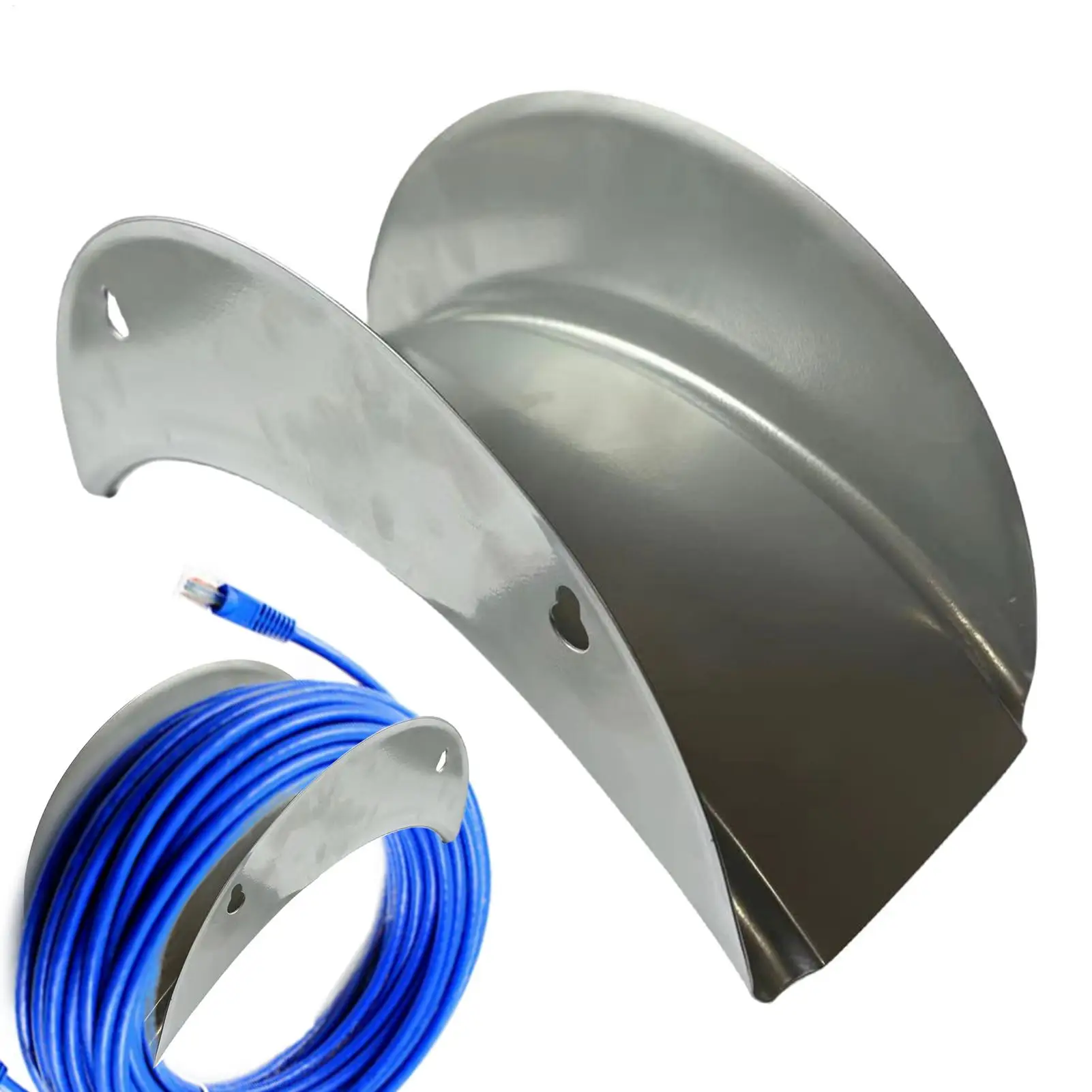 Wall Mount Hose Hanger Heavy Duty Metal Hose Organizer Kitchen Utensil Utility Hanger For Outdoor Hose Holder Yard