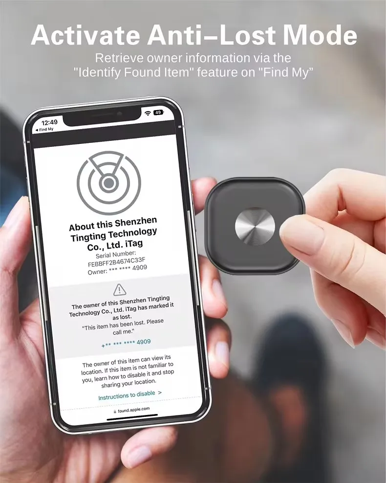 2024 Airtag Smart GPS Tracker Smart Tag for Apple Find My APP ITag Anti Lost   Finder  Car GPS Lost Tracker for IOS iphone iPad