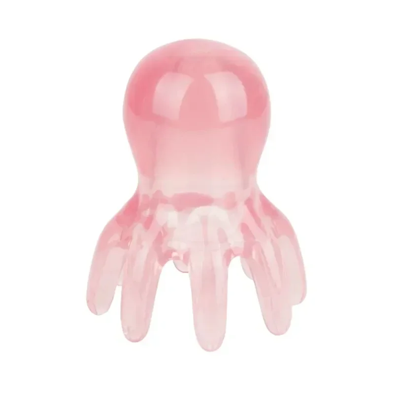 Oktopus-Kammkopf-Meridian-Schabebürste für Kopfhautmassage, Akupunktur-SPA-Gua-Sha-Werkzeug zur Linderung von Nacken- und Rückenmuskelschmerzen – Detail 3