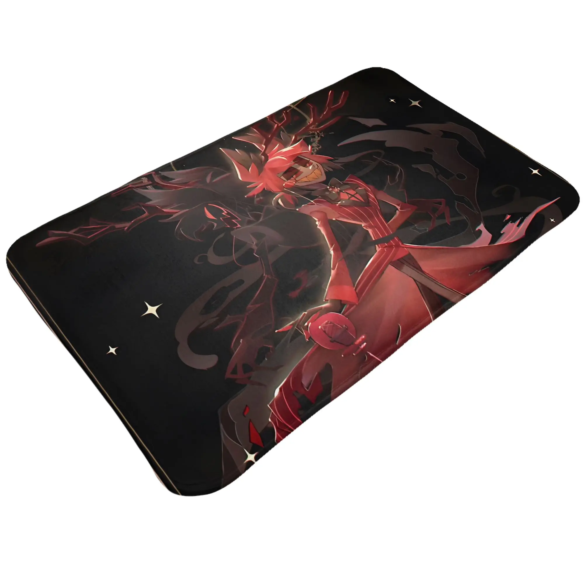 Alastor Decorations Bath Mat Helluva Boss Doormat Kitchen Carpet Entrance Door Rug Home Decor