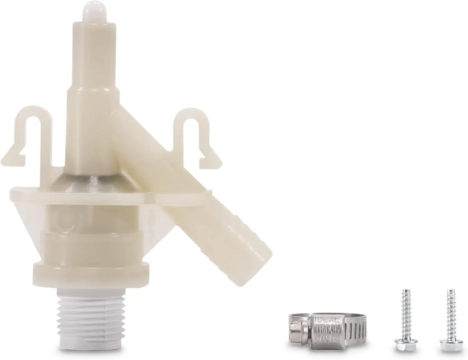 

Компактный комплект водяных клапанов для ремонта унитаза, включает в себя зажим для шланга и крепежные элементы, эффективное решение для замены.