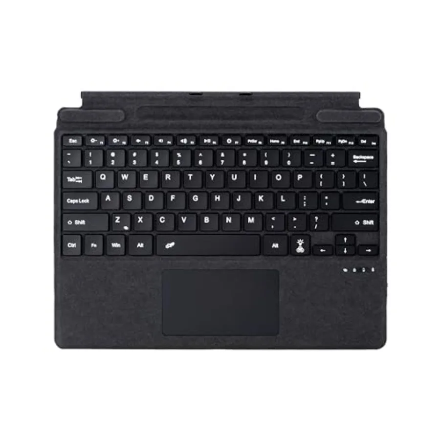 

Клавиатура для Microsoft Surface Pro Copilot+ 11-го поколения Pro 11 10 9 8 X 13 дюймов, съемная накладка Type Cover с тачпадом и держателем для стилуса