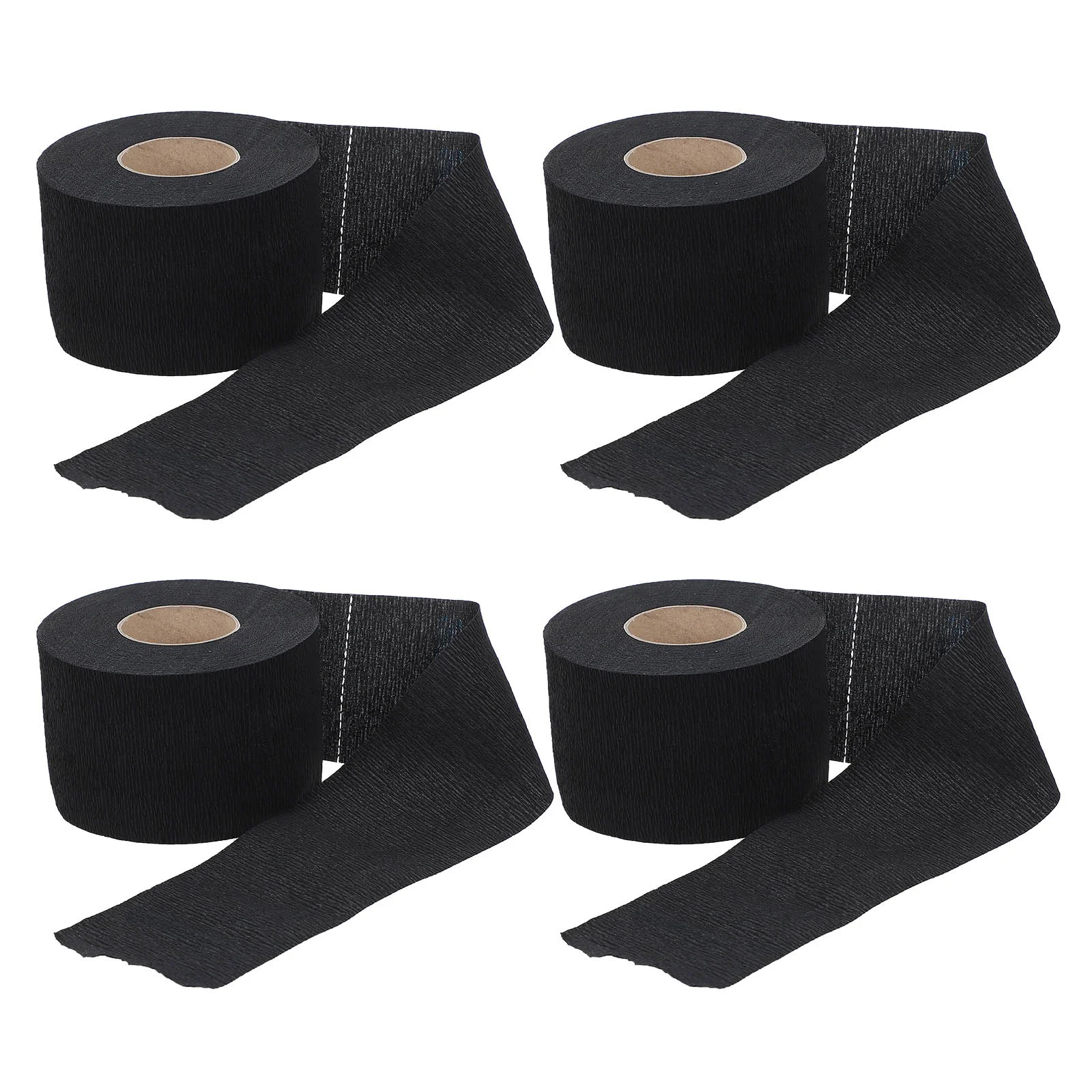 

Neck Paper Strips Barber Hair Salon Stretchy Band Wrap Cutting Disposable Bands Tape Strip Roll Haircut Supplies Black