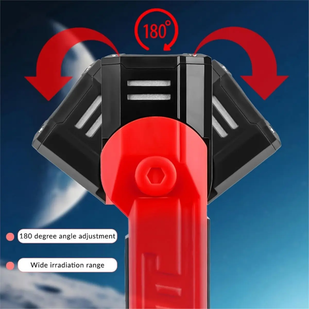 Promotional-Rechargeable Magnetic Work Lights 180° Adjustable Magnetic Flashlight