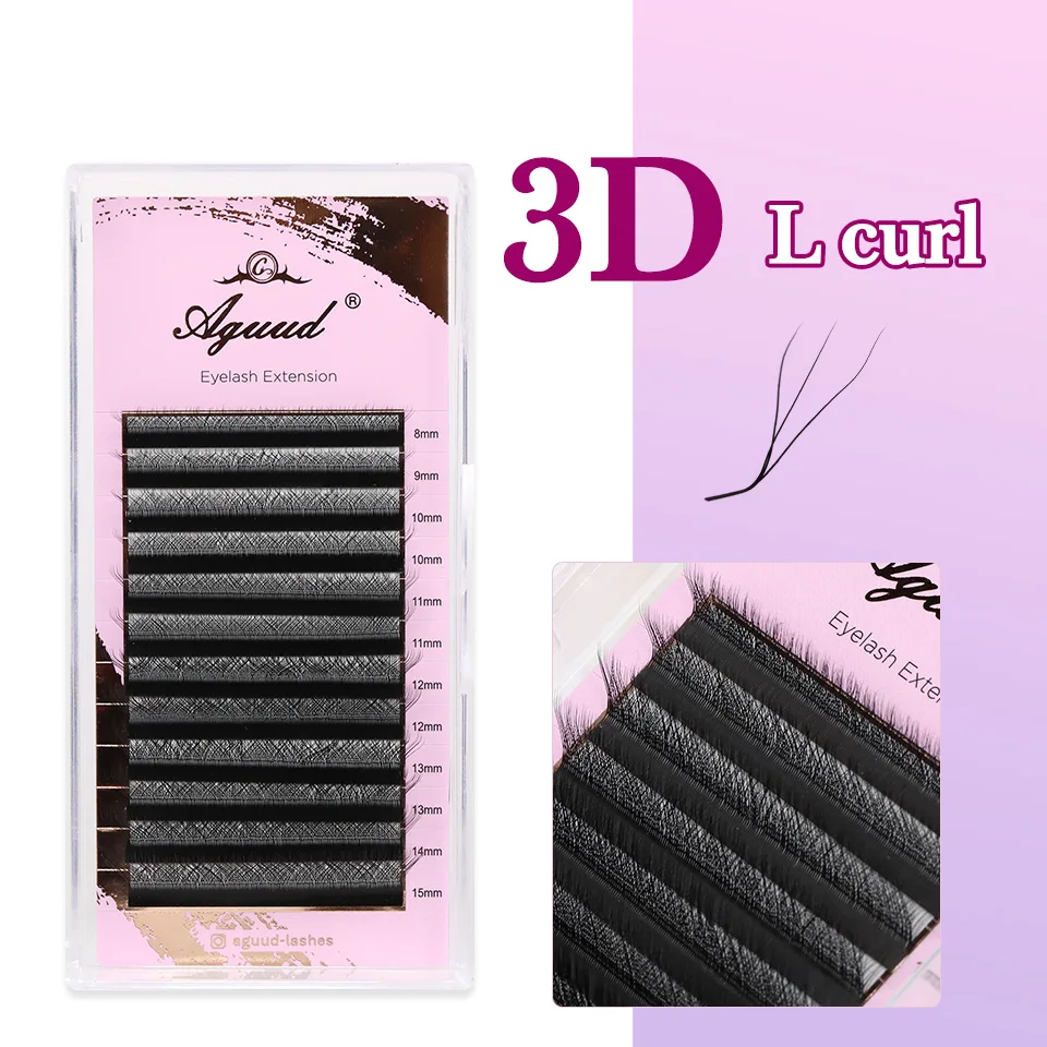 AGUUD Braun YY 2D 3D 4D 5D Wimpern W-Form Make-up Falsche Wimpern D/M/L Krümmung Natürliche Weiche Wimpernverlängerungen 3D Fairy Bloom Lash – Detail 14