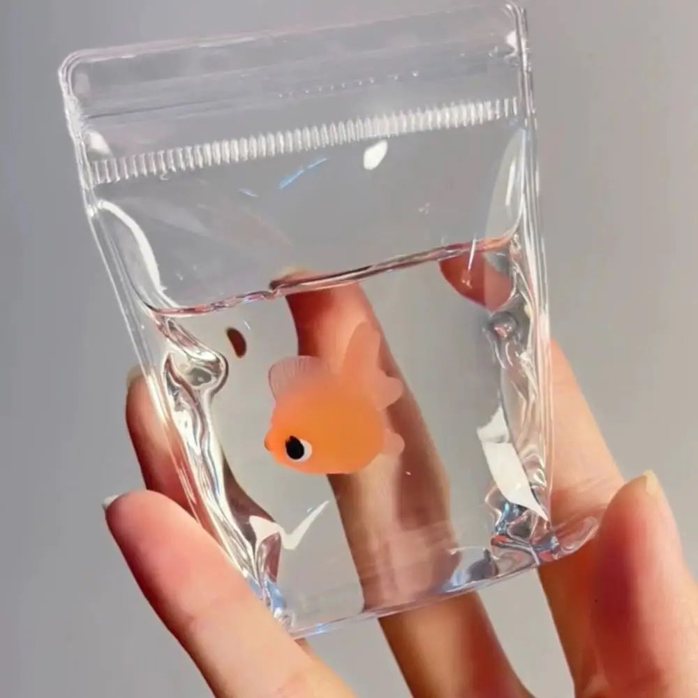 Sac de poisson rouge jouet anti-Stress sac de poisson rouge souple jouet sac de poisson rouge jouet à presser pour soulager l'anxiété Mini pincement pour enfants adolescents adultes doux